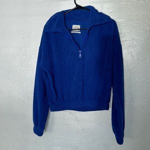 Urban Outfitters Fuzzy Quarter Zip